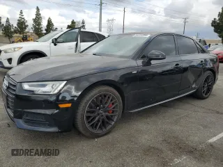 2018 Audi A4 Premium Plus с VIN WAUENAF43JA160924, выставлен на аукционе Copart как лот 54234595 с пробегом 116 624 миль миль и Списание • Salvage title. История ставок и продаж доступна на DreamBid. Изображение 1.