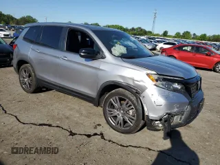 2019 Honda Passport EX-L z VIN 5FNYF8H50KB020351, wystawiony jako Copart lot #54750275 z przebiegiem 41 198 mil mil oraz Szkoda całkowita • Salvage title. Historia ofert i sprzedaży dostępna na DreamBid. Obrazek 4.