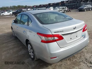 2014 Nissan Sentra S with VIN 3N1AB7AP2EL675817, listed as a IAAI auction lot 41457520 with 136,574 mi miles and . Bid and sale history available at DreamBid. Image 3.