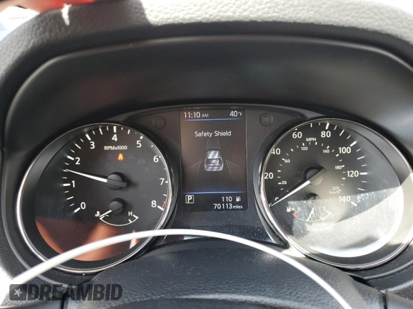 2018 Nissan Rogue S with VIN KNMAT2MT0JP563568, listed as a Copart auction lot 51433985 with 70,113 mi miles and Salvage Title. Bid and sale history available at carsss.com. Image 9.