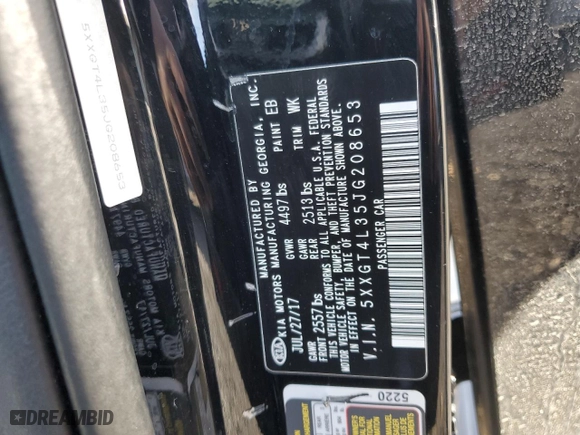 2018 Kia Optima LX with VIN 5XXGT4L35JG208653, listed as a Copart auction lot 44236125 with NaN miles and Clean Title. Bid and sale history available at carsss.com. Image 12.