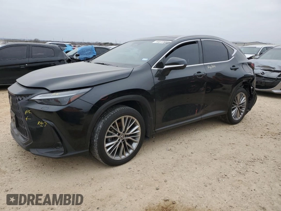 2022 Lexus NX with VIN JTJHGCEZ6N2007390, listed as a Copart auction lot 44072885 with 41,469 mi miles and Salvage Title. Bid and sale history available at carsss.com. Image 1.