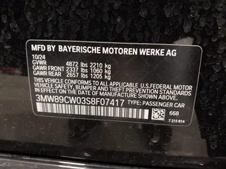 2025 BMW 3 Series 330i xDrive with VIN 3MW89CW03S8F07417, listed as a IAAI auction lot 41645759 with 1,345 mi miles. Bid and sale history available at carsss.com. Image 9.