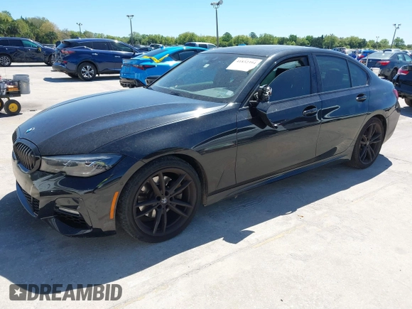2022 BMW 3 Series 330i with VIN 3MW5R1J08N8C38592, listed as a IAAI auction lot 41832394 with 48,980 mi miles. Bid and sale history available at carsss.com. Image 17.