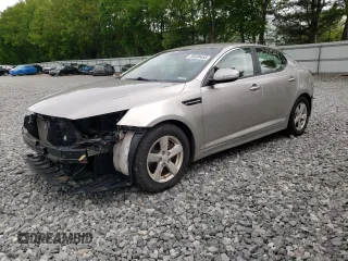 2014 Kia Optima LX z VIN KNAGM4A71E5475850, wystawiony jako Copart lot #58330455 z przebiegiem 183 355 mil mil oraz Czysty tytuł • Clean title. Historia ofert i sprzedaży dostępna na DreamBid. Obrazek 1.
