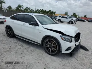 2019 Mercedes-Benz GLC with VIN WDC0J6EB0KF608783, listed as a Copart auction lot 64896064 with 45,236 mi miles and Salvage Title. Bid and sale history available at carsss.com. Image 4.