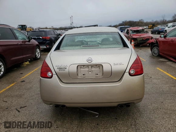 2004 Nissan Maxima SL with VIN 1N4BA41E44C893078, listed as a Copart auction lot 81782444 with Not Provided miles and Salvage Title. Bid and sale history available at DreamBid. Image 6.