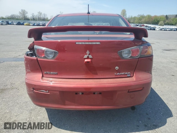 2017 Mitsubishi Lancer ES with VIN JA32V2FW8HU002776, listed as a Copart auction lot 54385355 with 96,620 mi miles and Salvage Title. Bid and sale history available at carsss.com. Image 6.
