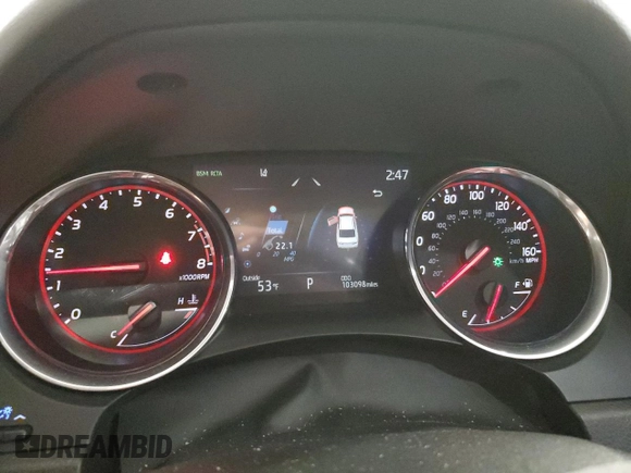 2019 Toyota Camry XSE with VIN 4T1B61HK6KU782041, listed as a Copart auction lot 47575385 with 103,098 mi miles and Salvage Title. Bid and sale history available at carsss.com. Image 9.