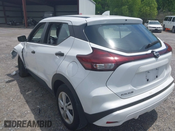 2023 Nissan Kicks S with VIN 3N1CP5BV9PL542017, listed as a IAAI auction lot 42154584 with 22,048 mi miles and . Bid and sale history available at carsss.com. Image 3.