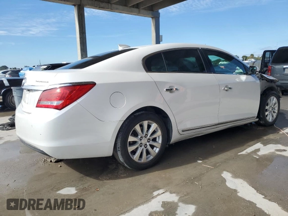 2015 Buick LaCrosse Leather with VIN 1G4GB5GR1FF262329, listed as a Copart auction lot 86830744 with 131,915 mi miles and Salvage Title. Bid and sale history available at DreamBid. Image 3.