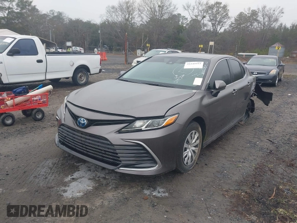 2022 Toyota Camry Hybrid LE with VIN 4T1C31AK7NU578506, listed as a IAAI auction lot 41549933 with 16,440 mi miles. Bid and sale history available at carsss.com. Image 17.