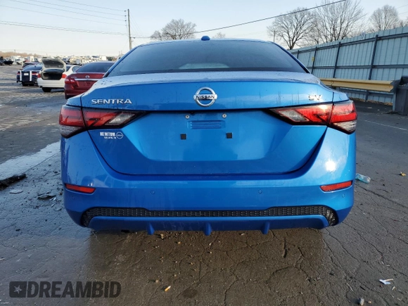 2022 Nissan Sentra SV with VIN 3N1AB8CV6NY295707, listed as a Copart auction lot 42779315 with Not Provided miles and Non Repairable. Bid and sale history available at carsss.com. Image 6.
