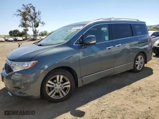 2012 Nissan Quest S with VIN JN8AE2KP5C9033060, listed as a Copart auction lot 70101774 with 104,470 mi miles and Salvage Title. Bid and sale history available at carsss.com. Image 1.