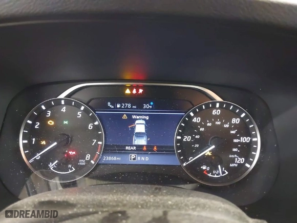 2023 Nissan Frontier S with VIN 1N6ED1CM0PN641531, listed as a IAAI auction lot 41618313 with 23,868 mi miles. Bid and sale history available at carsss.com. Image 7.