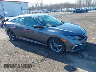 2019 Honda Civic Sedan EX with VIN 19XFC1F33KE202267, listed as a IAAI auction lot 41845983 with 95,351 mi miles. Bid and sale history available at carsss.com. Image 1.