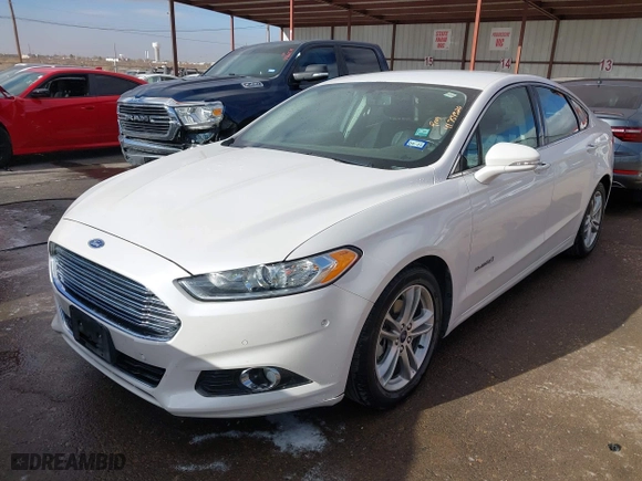 2015 Ford Fusion Titanium Hybrid with VIN 3FA6P0RU9FR308973, listed as a IAAI auction lot 41754320 with 82,686 mi miles. Bid and sale history available at carsss.com. Image 17.