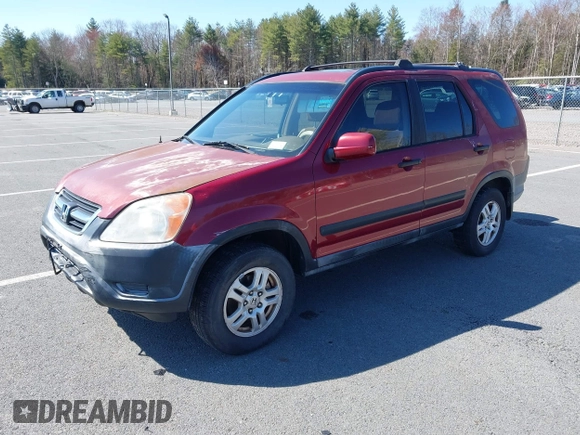2002 Honda CR-V EX with VIN JHLRD78802C059259, listed as a IAAI auction lot 42011003 with 162,092 mi miles. Bid and sale history available at carsss.com. Image 2.