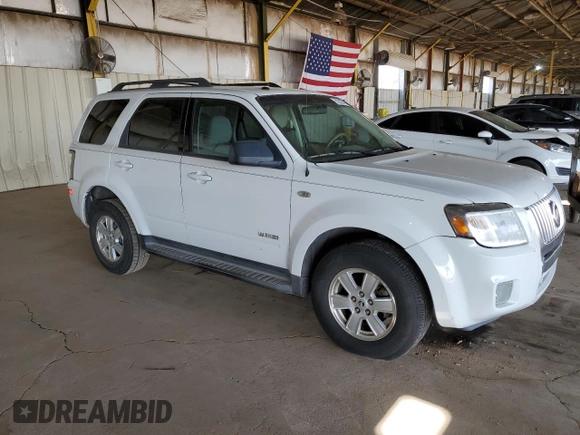 2008 Mercury Mariner with VIN 4M2CU91Z78KJ10959, listed as a Copart auction lot 51312715 with 162,713 mi miles and Salvage Title. Bid and sale history available at carsss.com. Image 4.