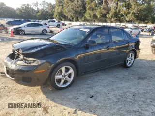 2007 Mazda 6 i Sport VE with VIN 1YVHP84C675M12612, listed as a Copart auction lot 87363974 with 169,934 mi miles and Salvage Title. Bid and sale history available at DreamBid. Image 1.