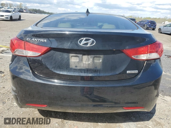 2013 Hyundai Elantra Limited z VIN 5NPDH4AE8DH415992, wystawiony jako Copart lot #52939315 z przebiegiem 151 554 mil mil oraz Szkoda całkowita • Salvage title. Historia ofert i sprzedaży dostępna na DreamBid. Obrazek 6.