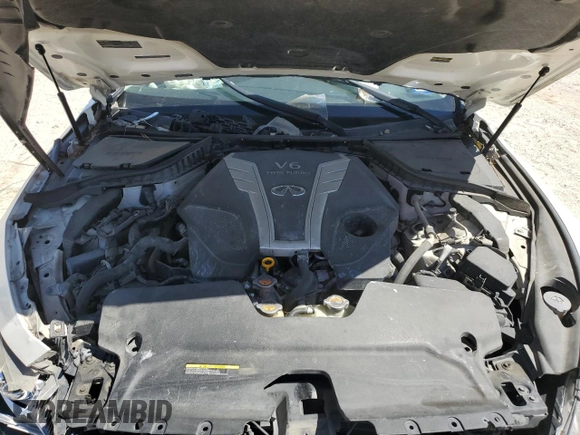 2016 Infiniti Q50 3.0t Premium with VIN JN1EV7AP9GM305451, listed as a Copart auction lot 49553185 with 141,710 mi miles and Salvage Title. Bid and sale history available at carsss.com. Image 11.