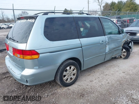 2004 Honda Odyssey EX-RES z VIN 5FNRL18864B093614, wystawiony jako IAAI lot #41674733 z przebiegiem 237 552 mil mil oraz . Historia ofert i sprzedaży dostępna na DreamBid. Obrazek 4.