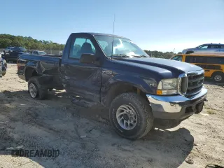 2002 Ford Super Duty F-250 XL with VIN 1FTNF21L92EB18384, listed as a Copart auction lot 69849294 with 0 mi miles and Salvage Title. Bid and sale history available at carsss.com. Image 4.