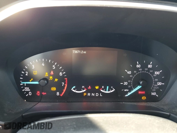 2020 Ford Escape SE with VIN 1FMCU9G6XLUB98207, listed as a Copart auction lot 50071035 with 73,671 mi miles and Salvage Title. Bid and sale history available at carsss.com. Image 9.