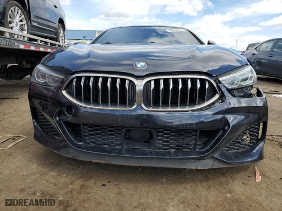 2019 BMW 8 Series M850i xDrive with VIN WBAFY4C52KBX39344, listed as a Copart auction lot 50695235 with 35,699 mi miles and Clean Title. Bid and sale history available at carsss.com. Image 5.