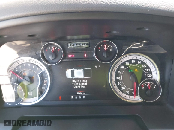 2018 Ram 1500 Lone Star Silver with VIN 1C6RR6LT1JS200095, listed as a IAAI auction lot 41842896 with 99,406 mi miles and . Bid and sale history available at DreamBid. Image 7.
