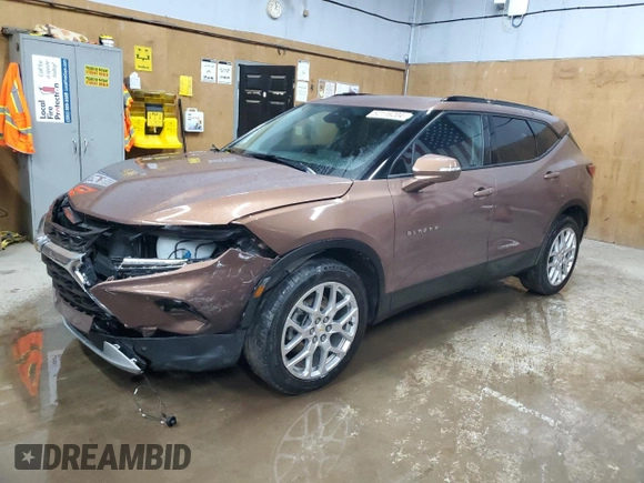 2023 Chevrolet Blazer LT с VIN 3GNKBJRSXPS105071, выставлен на аукционе Copart как лот 82116204 с пробегом 38 093 миль миль и Чистый • Clean title. История ставок и продаж доступна на DreamBid. Изображение 1.