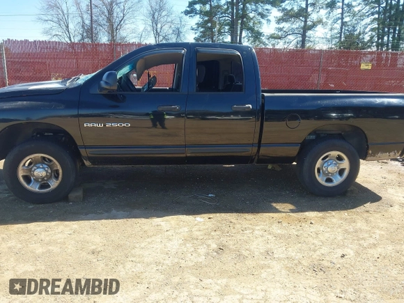 2004 Dodge Ram 2500 SLT with VIN 3D7KA28C54G119590, listed as a IAAI auction lot 41801044 with 1 mi miles. Bid and sale history available at carsss.com. Image 15.