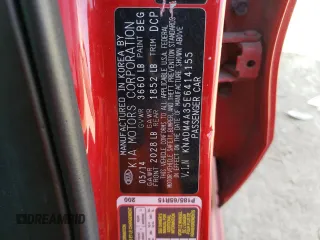 2014 Kia Rio LX with VIN KNADM4A35E6414155, listed as a Copart auction lot 49511115 with Not Provided miles and Non Repairable. Bid and sale history available at DreamBid. Image 12.