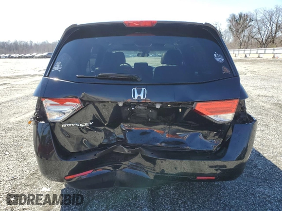 2014 Honda Odyssey EX-L with VIN 5FNRL5H64EB034147, listed as a Copart auction lot 46372795 with 156,720 mi miles and Salvage Title. Bid and sale history available at carsss.com. Image 6.