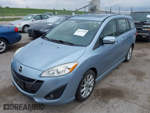 2013 Mazda 5 Touring z VIN JM1CW2CL1D0147902, wystawiony jako IAAI lot #42379728 z przebiegiem Nie podano mil oraz . Historia ofert i sprzedaży dostępna na DreamBid. Obrazek 2.