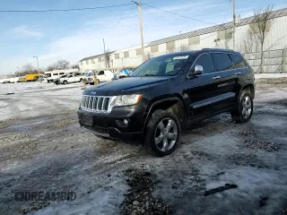 2013 Jeep Grand Cherokee Overland with VIN 1C4RJFCGXDC606880, listed as a Copart auction lot 46447375 with 108,075 mi miles and Clean Title. Bid and sale history available at carsss.com. Image 12.