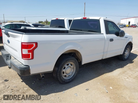 2020 Ford F-150 XL with VIN 1FTMF1CB4LKD16304, listed as a IAAI auction lot 41988616 with 143,493 mi miles and . Bid and sale history available at carsss.com. Image 4.