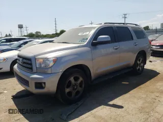 2011 Toyota Sequoia SR5 with VIN 5TDBY5G1XBS054676, listed as a Copart auction lot 64654794 with 203,823 mi miles and Salvage Title. Bid and sale history available at carsss.com. Image 1.