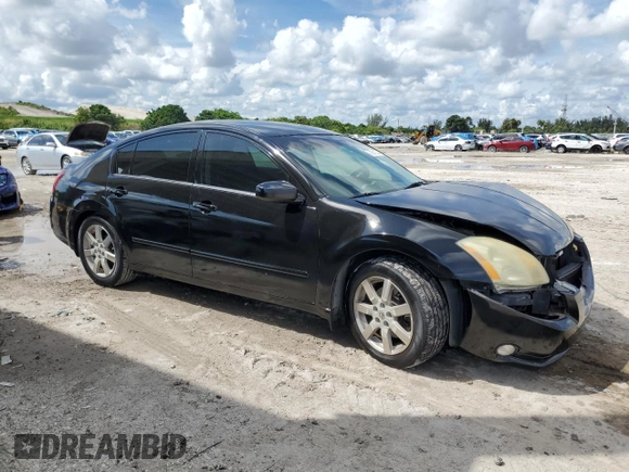 2005 Nissan Maxima 3.5 SL with VIN 1N4BA41E05C849953, listed as a Copart auction lot 73681854 with 129,402 mi miles and Salvage Title. Bid and sale history available at carsss.com. Image 4.