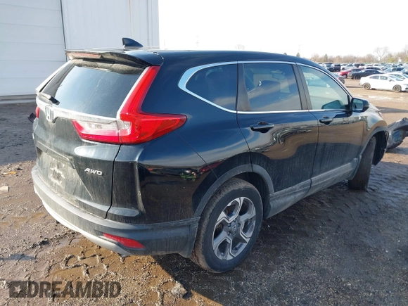 2017 Honda CR-V EX with VIN 5J6RW2H5XHL033724, listed as a IAAI auction lot 41686983 with 33,678 mi miles. Bid and sale history available at carsss.com. Image 4.
