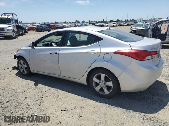 2012 Hyundai Elantra Limited z VIN KMHDH4AE2CU345566, wystawiony jako Copart lot #59151575 z przebiegiem 108 875 mil mil oraz Szkoda całkowita • Salvage title. Historia ofert i sprzedaży dostępna na DreamBid. Obrazek 2.