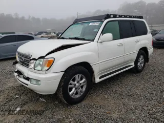 2004 Lexus LX 470 with VIN JTJHT00W343547828, listed as a Copart auction lot 48982045 with 196,877 mi miles and Salvage Title. Bid and sale history available at DreamBid. Image 1.