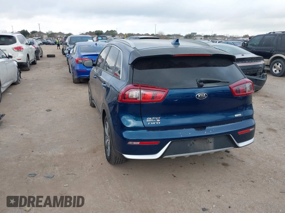 2019 Kia Niro LX with VIN KNDCB3LC1K5339029, listed as a IAAI auction lot 41506669 with 1 mi miles. Bid and sale history available at carsss.com. Image 3.