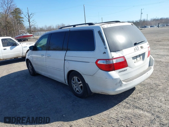 2007 Honda Odyssey EX-L z VIN 5FNRL38637B436216, wystawiony jako IAAI lot #41714246 z przebiegiem Nie podano mil oraz . Historia ofert i sprzedaży dostępna na DreamBid. Obrazek 3.