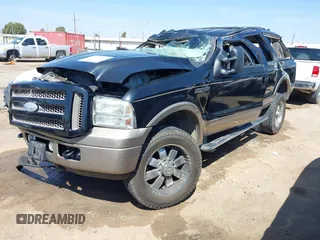 2005 Ford Excursion Eddie Bauer with VIN 1FMSU45P95ED47066, listed as a IAAI auction lot 41897867 with 171,969 mi miles and . Bid and sale history available at DreamBid. Image 2.