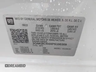 2023 Chevrolet Blazer LT with VIN 3GNKBCR4XPS100305, listed as a IAAI auction lot 42117437 with 44,252 mi miles and . Bid and sale history available at DreamBid. Image 9.