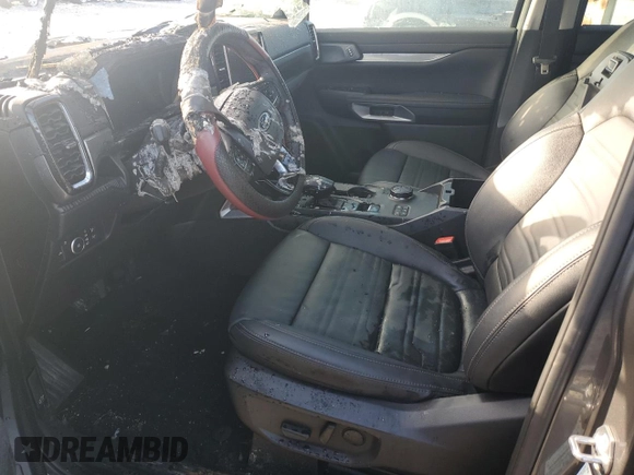 2024 Ford Ranger Lariat with VIN 1FTER4KH6RLE19357, listed as a Copart auction lot 84761804 with Not provided miles and Salvage title. Bid and sale history available at DreamBid. Image 7.