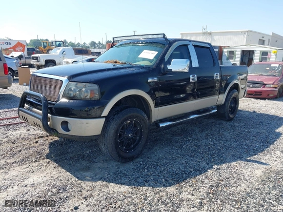 2007 Ford F-150 XLT with VIN 1FTPW12V97FA54240, listed as a IAAI auction lot 42040380 with 257,291 mi miles. Bid and sale history available at carsss.com. Image 2.