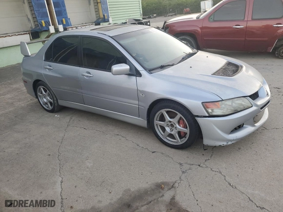 2005 Mitsubishi Lancer Evolution VIII with VIN JA3AH86D75U027278, listed as a Copart auction lot 68262414 with 153,759 mi miles and Clean Title. Bid and sale history available at carsss.com. Image 4.